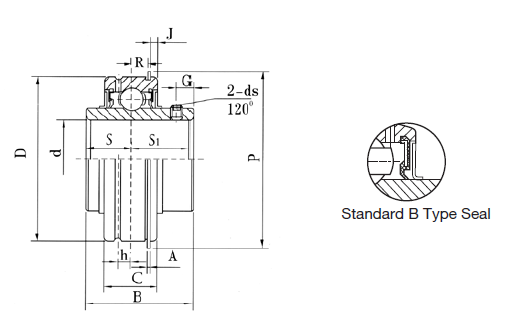 Bearing Inserts-Normal Duty-Set Screw Locking-Wide Inner Ring-Cylindrical OD-Regressable-Snap Ring.PNG